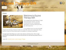 Tablet Screenshot of equinetherapy-sw.com